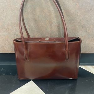 Gorgeous 14x12 Italian leather satchel